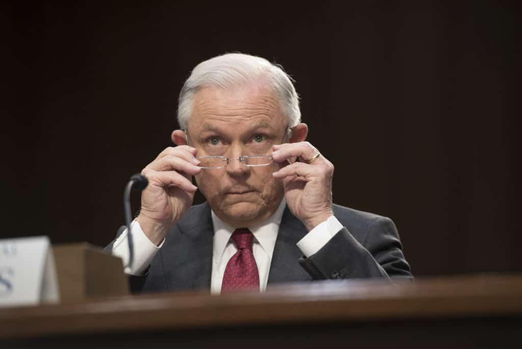 Jeff Sessions Intense Stare