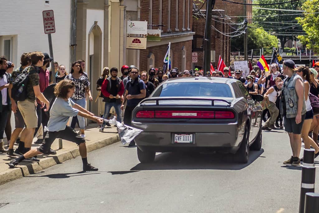 Car Hits Protesters in Charlottesville, Virginia