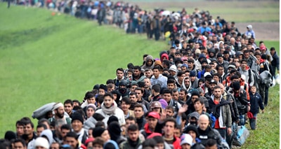 Migrants Cross Into Slovenia