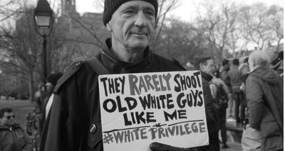 They Rarely Shoot Old White Guys Like Me #WhitePrivilege