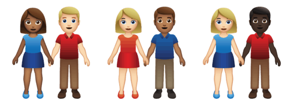Interracial Dating Emojis