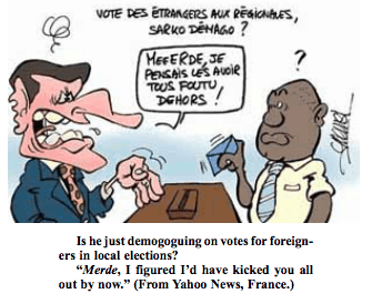 French Riot Cartoon