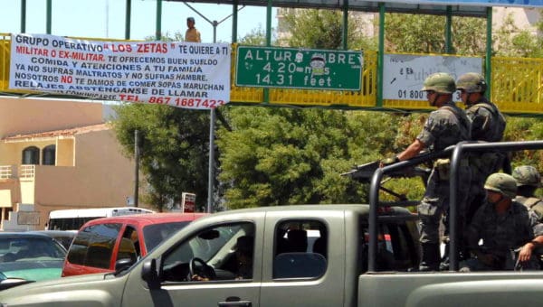 Los Zetas Propaganda for the Military