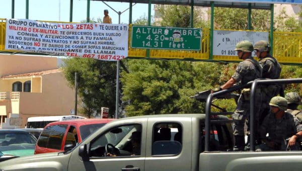 Los Zetas Propaganda for the Military