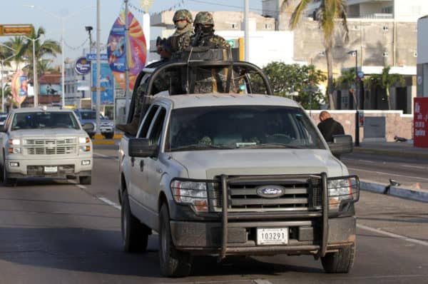 Mexican Navy in the Streets