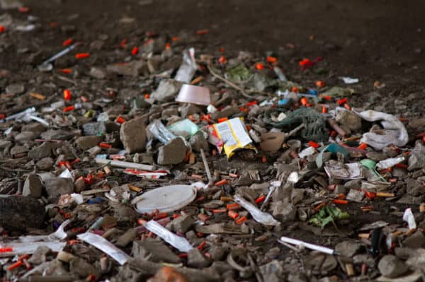 Abandoned Heroin Needles