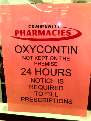 Oxycontin Notice