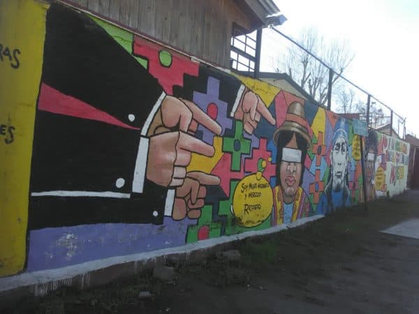 Awful Multiculturalist Mural in Chile