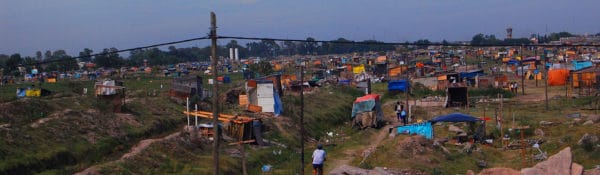 Shanty town on the outskirts of Buenos Aires, Argentina