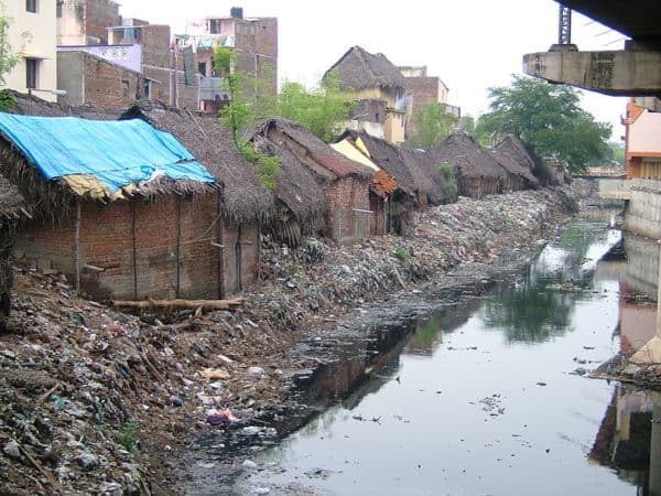 Slum in Chennai India