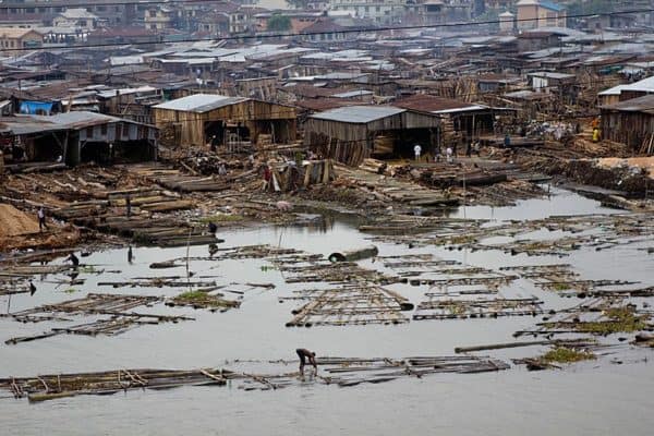 Slum in Lagos, Nigeria