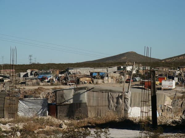 Slum in Ramos Arizpe, Coahuila, Mexico