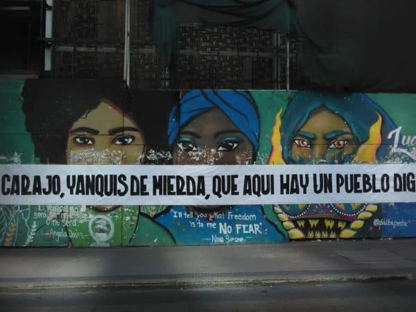 anti-American Mural in Chile