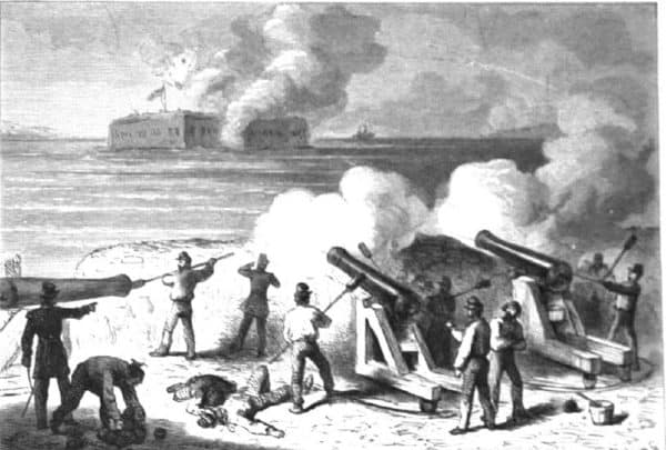 Firing on Fort Sumter