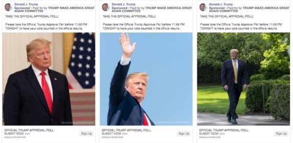 Trump 2020 Facebook Ads