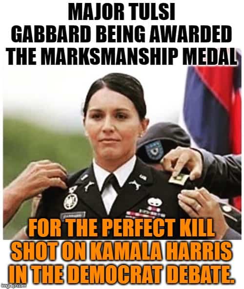 Tulsi Gabbard Perfect Kill Shot Meme