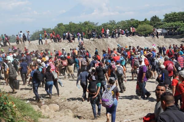 Hondurans Pour into Mexico