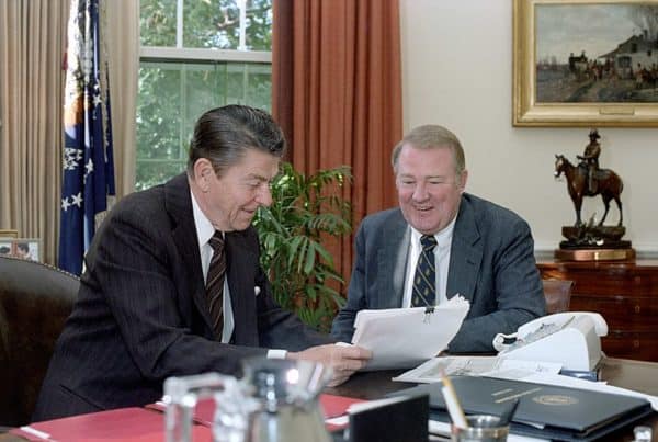 Ronald Reagan and Edwin Meese