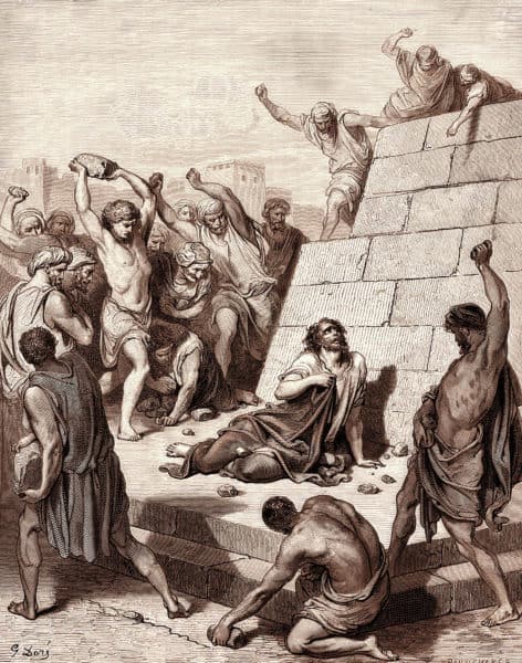 The Stoning Of Saint Stephen By Gustave Dore