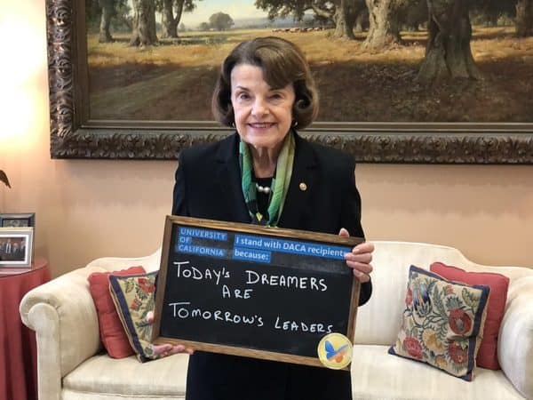 Dianne Feinstein Panders to DACA/Dreamers