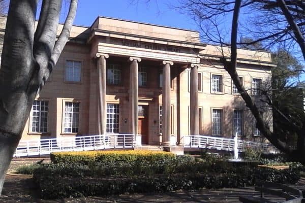 The William Cullen Library on the East Campus of the University of Witwatersrand