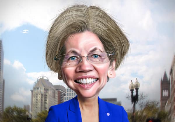 Elizabeth Warren Caricature