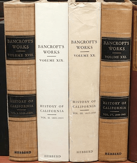 History of California by Hubert Howe Bancroft