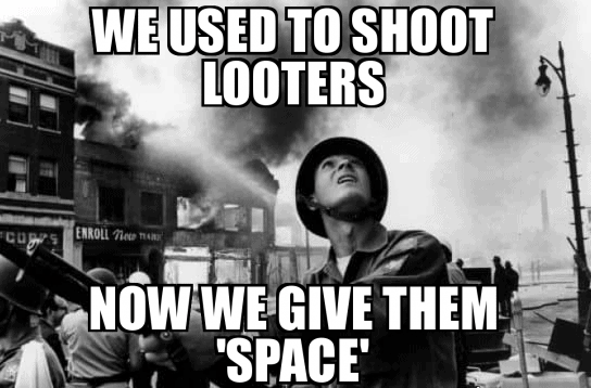 Shoot Looters Meme