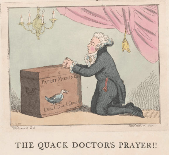 Quack Doctor Prays
