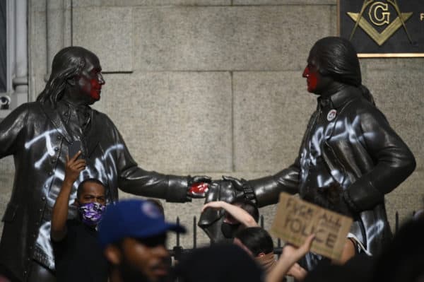 Vandalized Statues in Philadelphia
