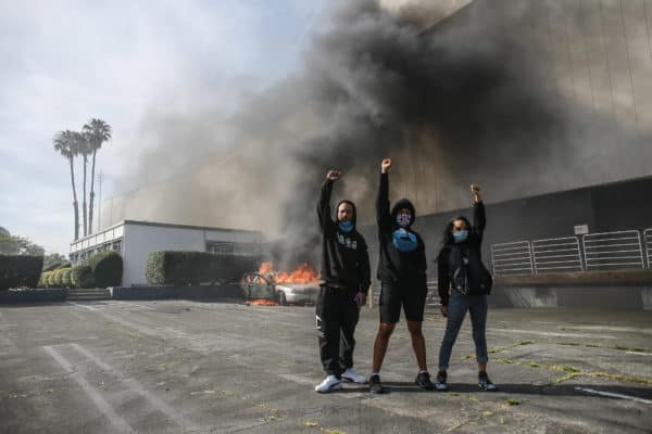 Torched Car in LA