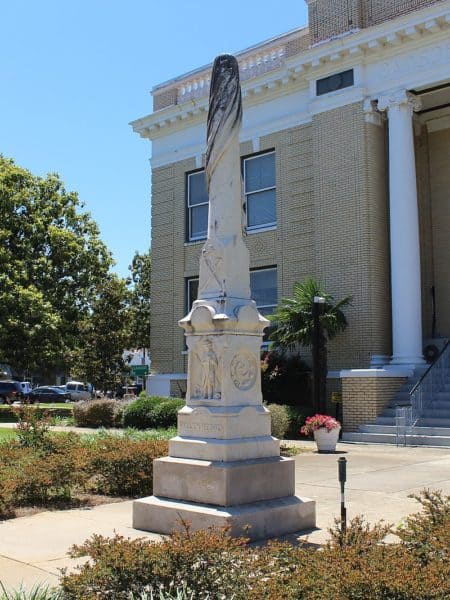 Confederate Monument in Quincy, Gadsden County, Florida