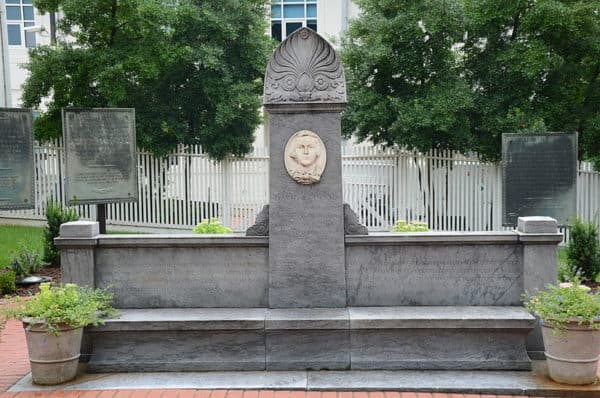 David O. Dodd memorial bench