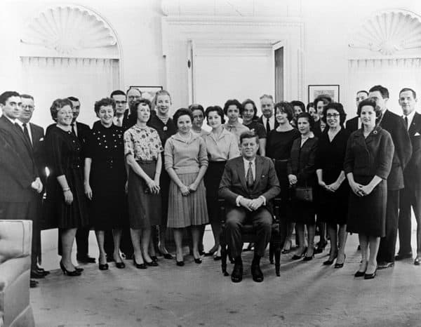 JFK and White House Staff