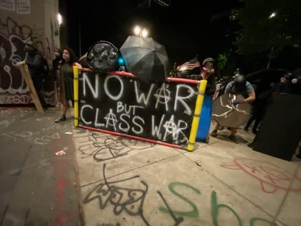 No War But Class War Portland Oregon