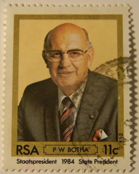 PW Botha Stamp