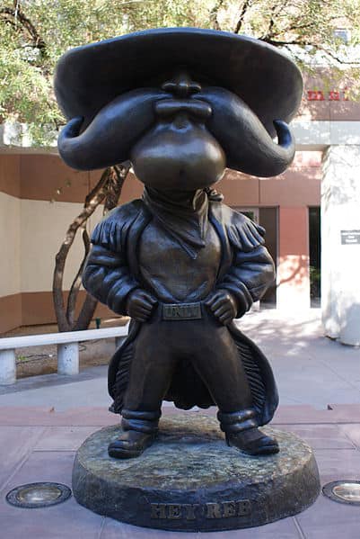 Rebel Mascot Statue at UNLV Campus