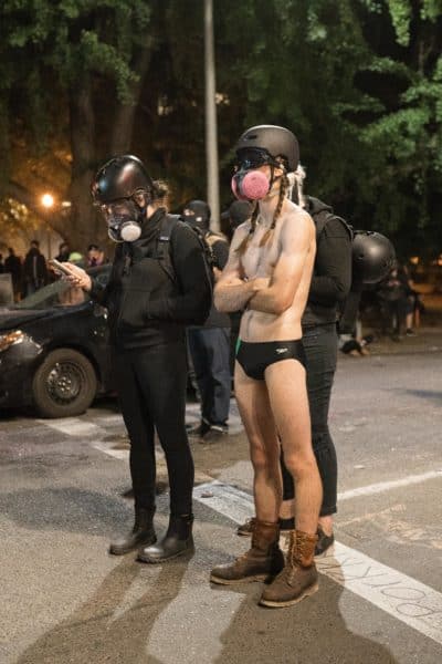 Speedo at the PDX Protests