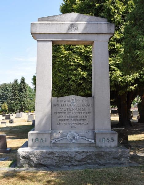 United Confederate Veterans memorial