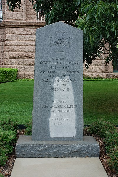 United Daughters of the Confederacy war memorial, Fort Worth
