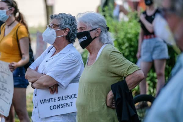 Black Lives Matter protest Milford, Pennsylvania