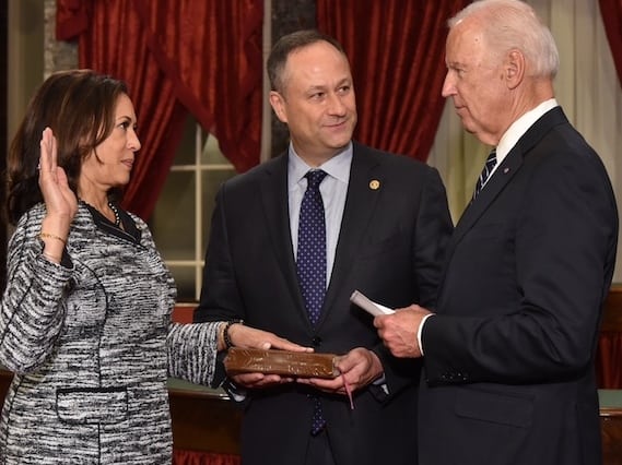 Kamala Harris and Joe Biden