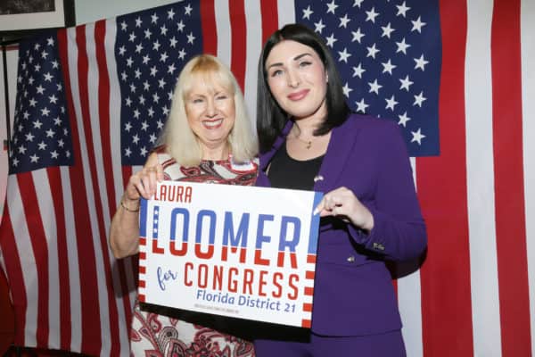Laura Loomer with Supporter