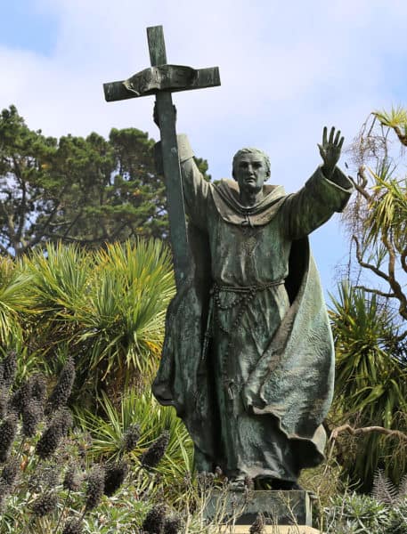 Statue of Junípero Serra in SF, CA