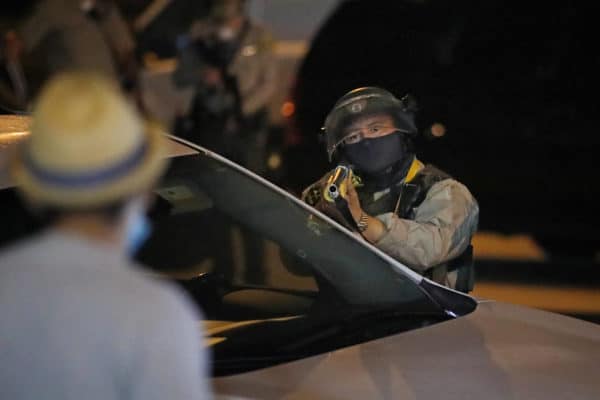 Intense photo from LA riots