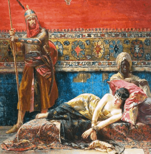 Harem Captive, by Eisenhut Ferencz, 1903.