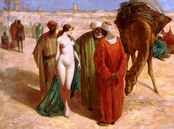 Slave Market, by Eduard Ansen-Hofmann, 1900.