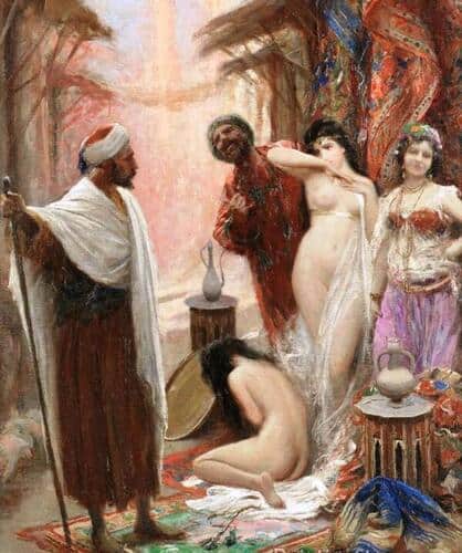 Slave Trade Negotiations, by Fabio Fabbi (1861–1946).