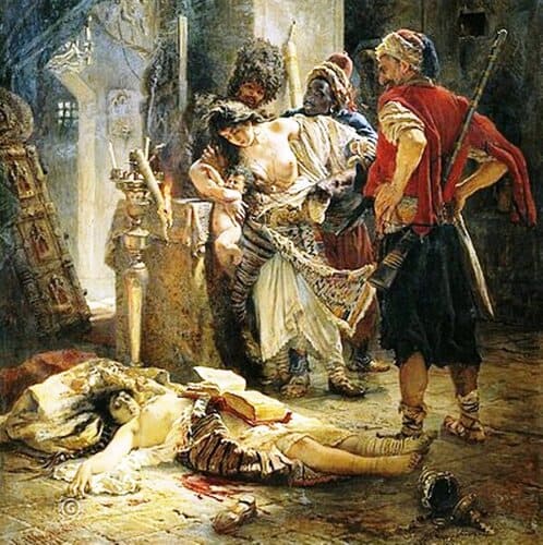 The Bulgarian Martyresses, by Konstantin Makovsky, 1877.