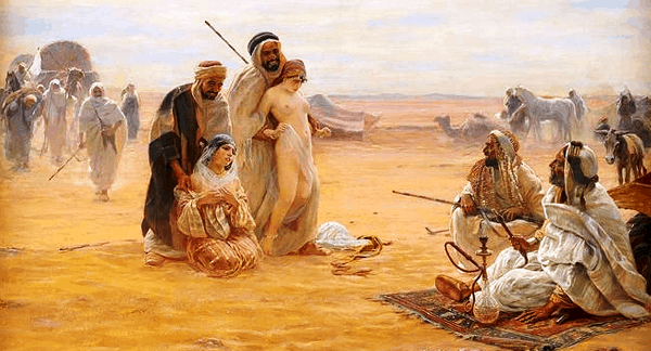 The Slave Market, by Otto Pilny, 1910.